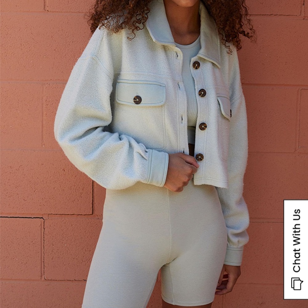 Pacsun Charlie Cropped Shacket